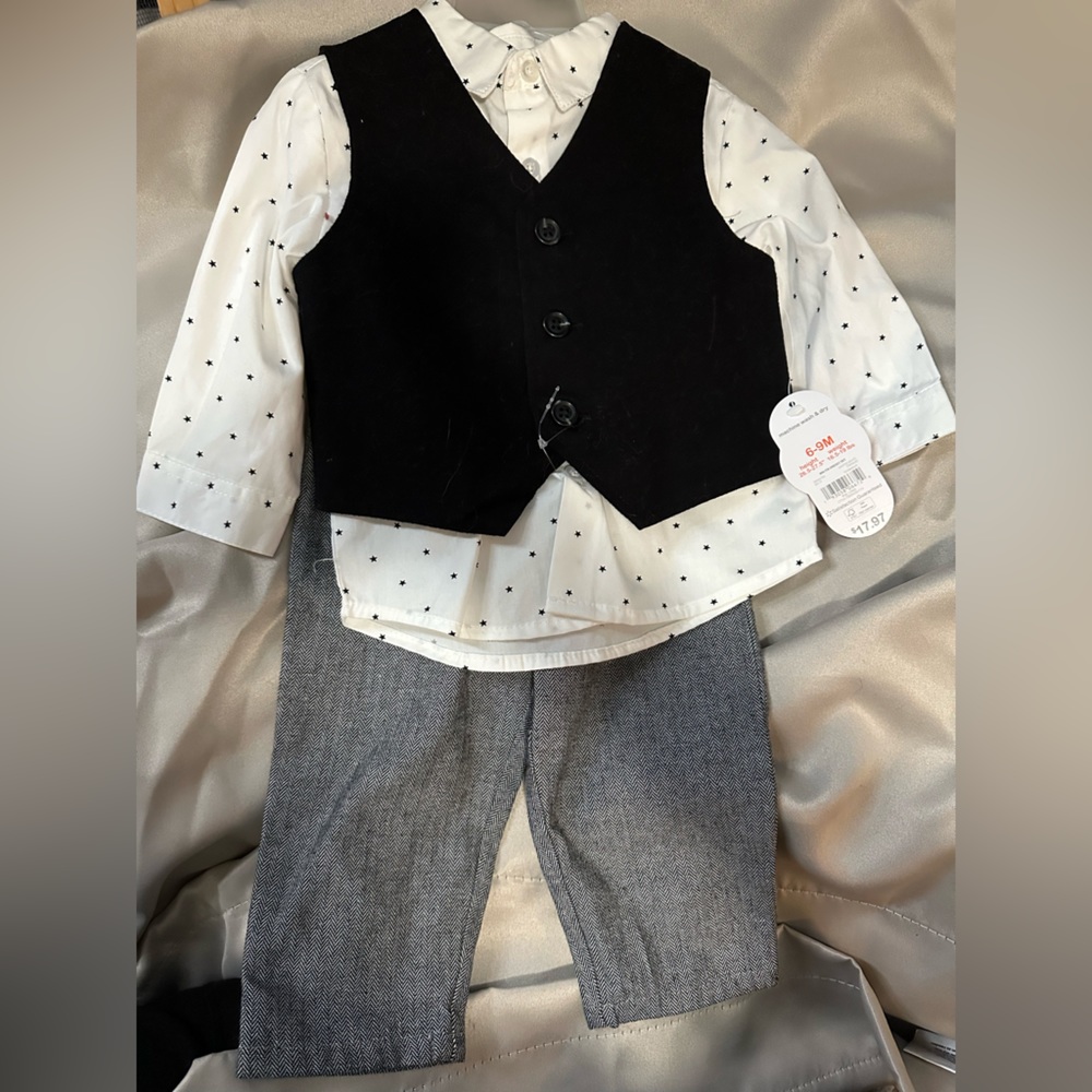 6-9 month dressy set